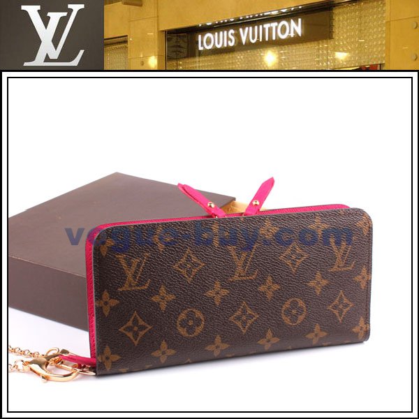 Louis Vuitton replica Monogram Canvas Insolite wallet M40249(pink)