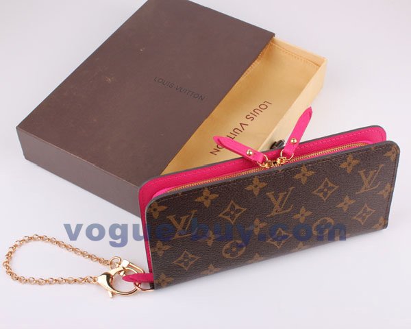 Louis Vuitton replica Monogram Canvas Insolite wallet M40249(pink)