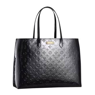 Louis Vuitton replica monogram vernis Wilshire GM M91442(bleu infini)