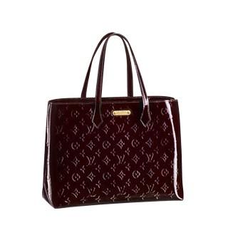 Louis Vuitton replica monogram vernis Wilshire MM M91645(amarante)