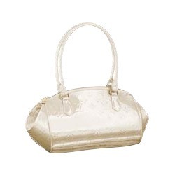 Louis Vuitton replica monogram vernis sherwood PM M91491 (blanc corail)