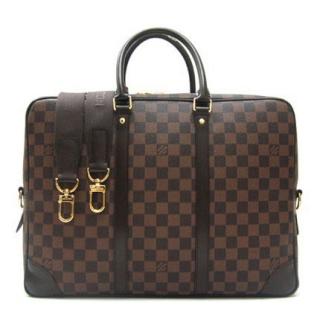 Louis Vuitton replica Damier Ebene canvas Porte-Documents Voyage GM N41122