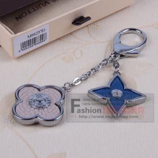 Louis Vuitton replica Mosaique bag charm M66257D (silver)