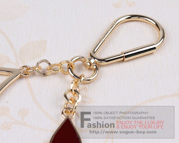 Louis Vuitton replica Puzzle key ring and bag charm M66184F (red)