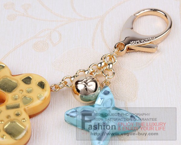 Louis Vuitton replica Glam Flower bag charm M66152S (yellow)