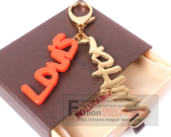 Louis Vuitton replica graffiti bag charms M65765 (orange)
