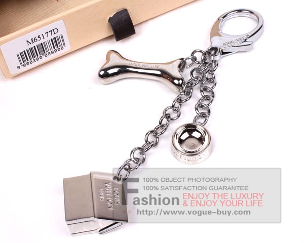Louis Vuitton replica Dog Bag Charm M65177D (silver)