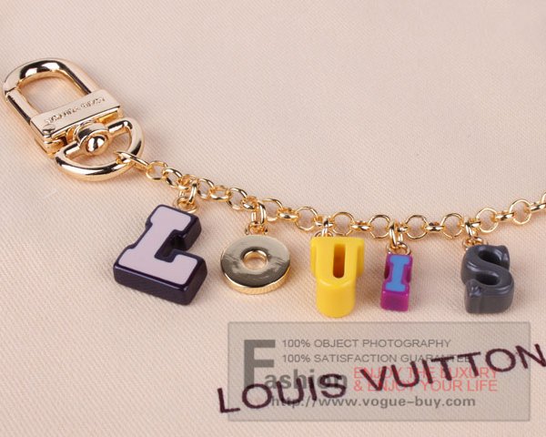 Louis Vuitton replica Playtime chain key ring and bag charm M66202