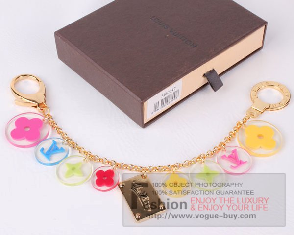 Louis Vuitton replica candy key ring and bag charm M60047