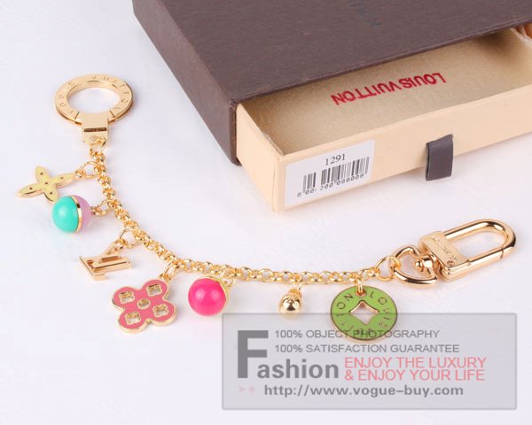 Louis Vuitton replica looping chain key ring M66005 (green)