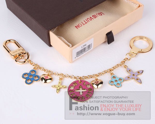Louis Vuitton replica looping chain key ring M66005 (yellow)