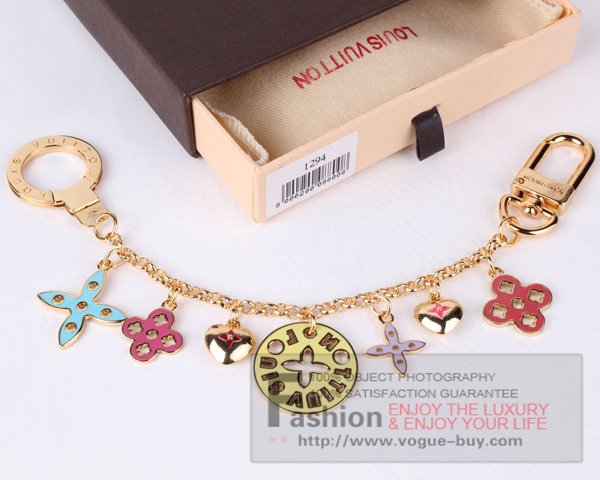 Louis Vuitton replica looping chain key ring M66005 (yellow)