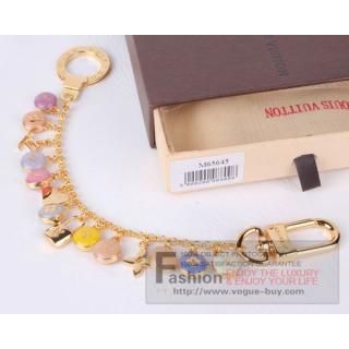 Louis Vuitton replica pastilles chains key ring and bag charm M65645 (pink)