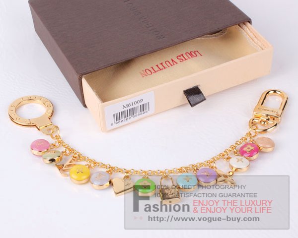Louis Vuitton replica pastilles chains key ring and bag charm M61009