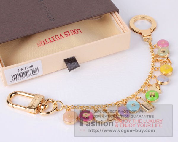 Louis Vuitton replica pastilles chains key ring and bag charm M61009
