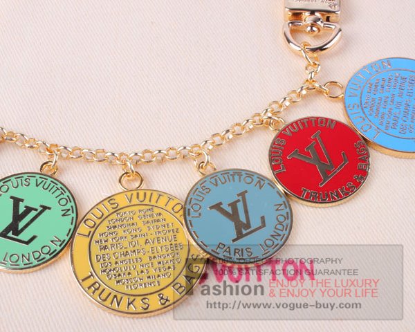 Louis Vuitton replica Globe Charm Chains Key Ring M65730