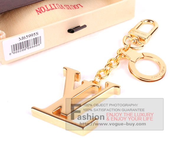 Louis Vuitton replica Initials key holder M65995S (gold)