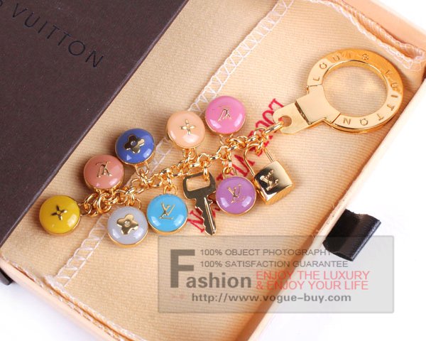 Louis Vuitton replica pastilles key ring M65646 (pink)