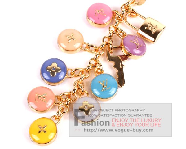 Louis Vuitton replica pastilles key ring M65646 (pink)