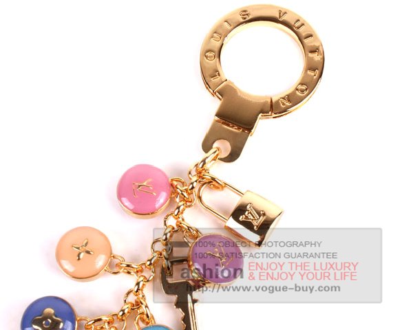 Louis Vuitton replica pastilles key ring M65646 (pink)
