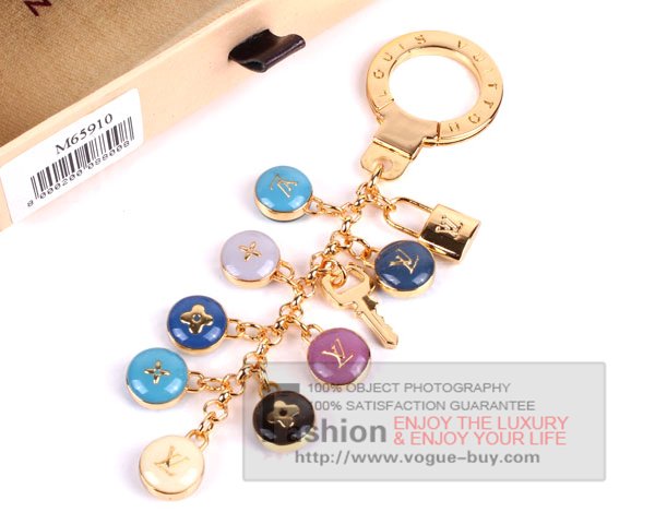 Louis Vuitton replica pastilles key ring M65910 (blue)