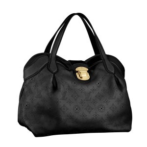Louis Vuitton replica mahina leather cirrus PM M93465(noir)