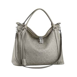 Louis Vuitton replica antheia leather ixia MM M97063(gris clair)