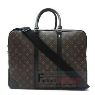 Louis Vuitton monogram macassar canvas Porte-Documents Voyage GM M40224