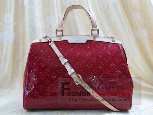 Louis Vuitton replica monogram vernis Brea GM M91616 (pomme damour)