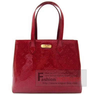 Louis Vuitton replica monogram vernis Wilshire GM M91649 (pomme damour)