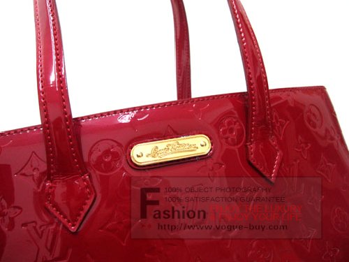 Louis Vuitton replica monogram vernis Wilshire GM M91649 (pomme damour)