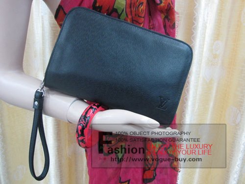 Louis Vuitton replica Taiga Leather Pochette Baikal M30182 (ardoise)
