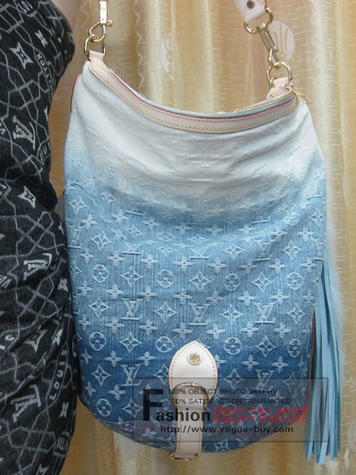 Louis Vuitton replica monogram denim sunburst PM M93184 (blue)