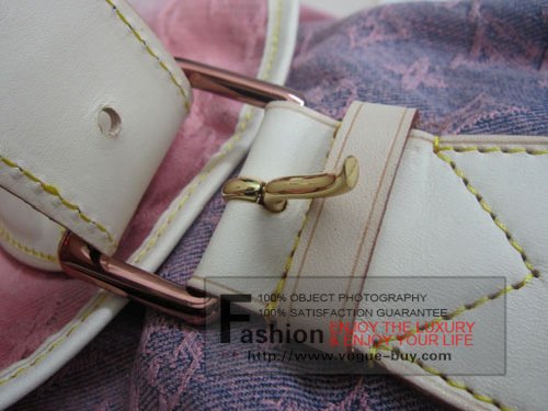 Louis Vuitton replica monogram denim sunburst PM M93184A (Pink)