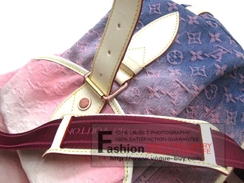 Louis Vuitton replica monogram denim sunburst PM M93184A (Pink)