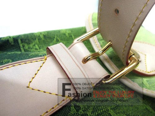 Louis Vuitton replica monogram denim sunburst PM M93185 (green)