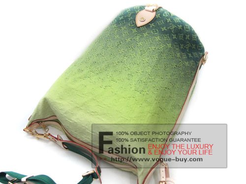 Louis Vuitton replica monogram denim Sunburst GM M93186B (green)