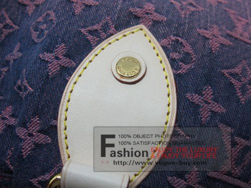 Louis Vuitton replica monogram denim Sunburst GM M93186C (pink)