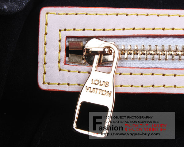 Louis Vuitton replica monogram denim Daily GM M40493(black)