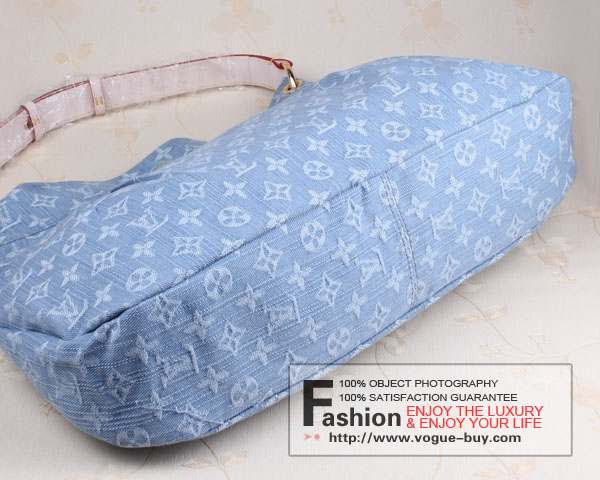 Louis Vuitton replica monogram denim Daily PM M40495(bleu clair)