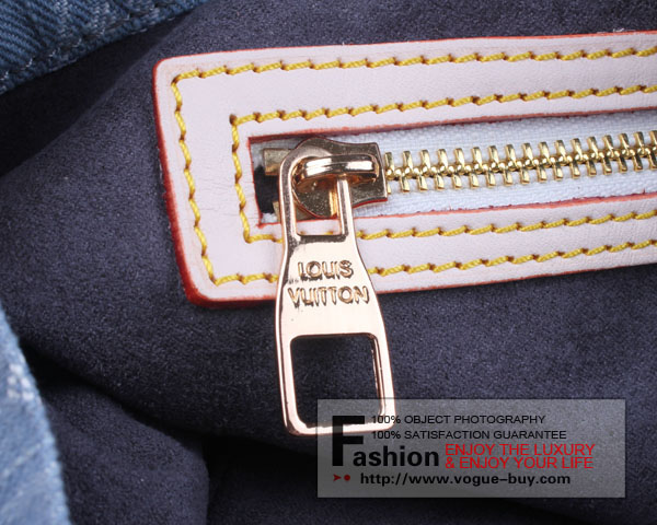 Louis Vuitton replica monogram denim Daily PM M40495(bleu clair)