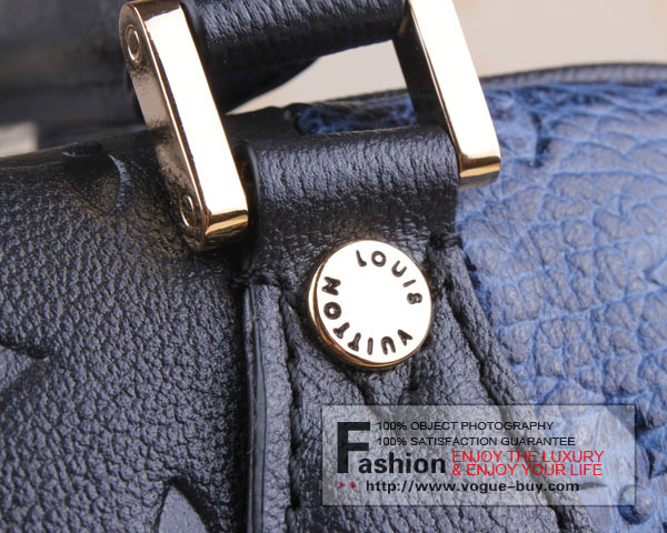 Louis Vuitton replica Monogram Blocks Zipped Tote M40504(marine)